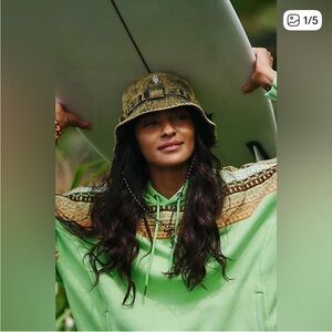 Free People Olive Bucket Hat